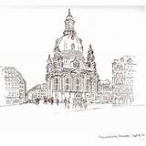 Frauenkirche Sketch Paintings Amelia Welcome Website sketch template
