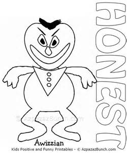 honesty coloring activities coloring pages