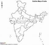 Map Outline Political Blank India States Indian Coloring Pages Trending Days Last Maps Mapa sketch template