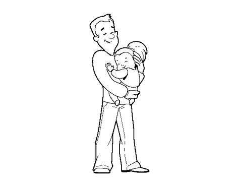 father  daughter coloring page coloringcrewcom