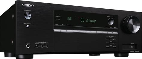 onkyo tx sr  av receiver   black  ultra hd bluetooth dolby atmos conradcom