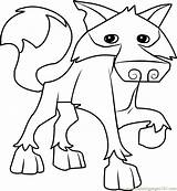 Jam Animal Wolf Coloring Pages Fox Print Coloringpages101 Drawing Color Getdrawings Popular Kids sketch template