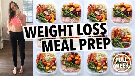 weight loss meal prep  women  week   hour youtube