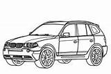 Coloring Bmw Pages Car X3 Z4 Coupe sketch template