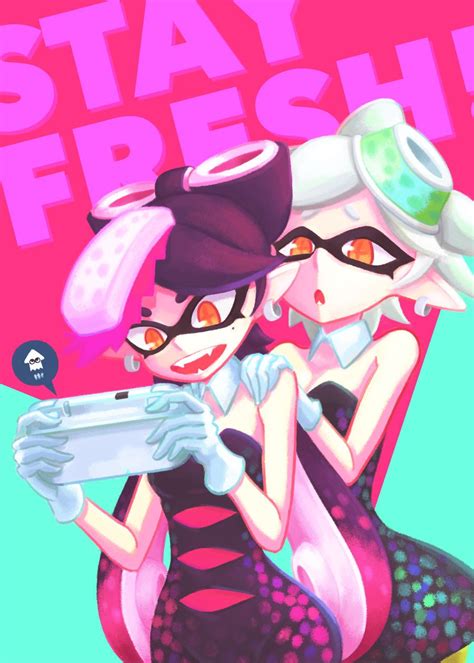 splatoon callie  marie  makarolldeviantartcom  atdeviantart splatoon pinterest