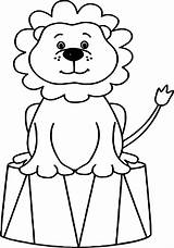Circus Coloring Pages Lion Animals Animal Color Drawing Ringmaster Tent Printable Bubble Guppies Print Sheets Circo Clown Cartoon Getdrawings Vintage sketch template