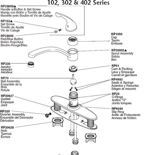 delta single handle bathroom faucet parts diagram reviewmotorsco