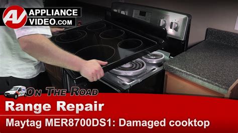 maytag whirlpool and kenmore cooktop how to replace top ceran assembly youtube