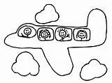 Coloring Pages Airplane Choose Board sketch template
