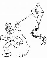 Kite Coloring Pages Kids Flying Kites Fly Printable Colouring Drawing Bestcoloringpagesforkids Summer Boy Kid Cartoon Gif Popular He Preschool sketch template