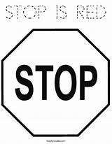 Stop Coloring Red Sign Built California Usa sketch template