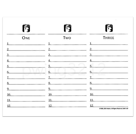 printable printable blank scattergories answer sheets printable blank