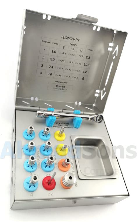 new bone compression kit and expander screws dental implant sinus lift