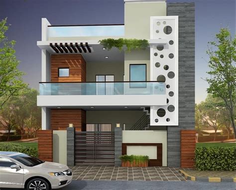 duplex house elevation design  pan india rs  archplanest id