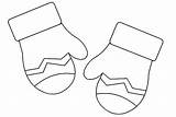 Gloves Mittens Coloring Pages Mitten Color Winter Template Kids Sheet Sketchite Hat Visit Scarf Snowman sketch template