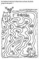 Gratuit Labyrinthe Chezcolombes Coloriages Labyrinth sketch template