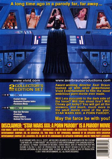 Star Wars Xxx A Porn Parody 2012 Free Large Back Cover