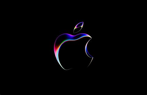 oboi apple  yabloki prostoy fon minimalizm logotip chernyy fon korporatsiya kapitalizm