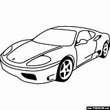 Ferrari Coloring Modena 1999 Pages F430 Thecolor Template sketch template