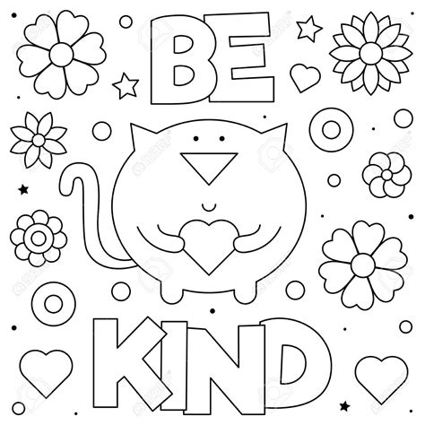 coloring sheets  kindness images