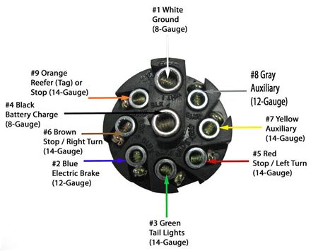 trailer plug wiring diagram