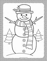 Snowman Coloring Winter Whatsapp Tweet Email sketch template