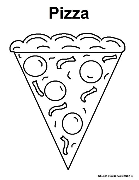 pizza slice coloring page  getcoloringscom  printable