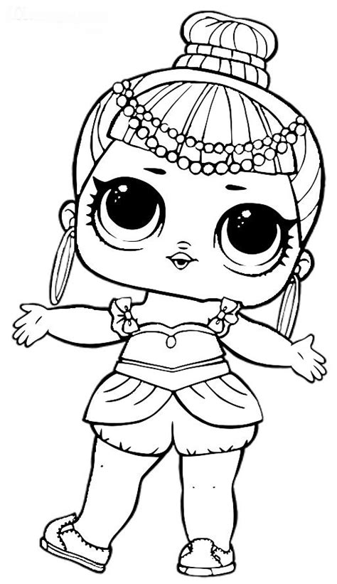 pin  gina woods  lol lol dolls cool coloring pages cute