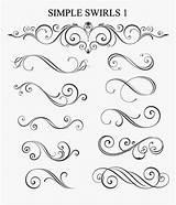 Swirl Ornate Arabesco Arabescos Swipe sketch template