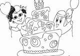 Coloring Pages Birthday Sadie Having Friend Got Ve Who sketch template