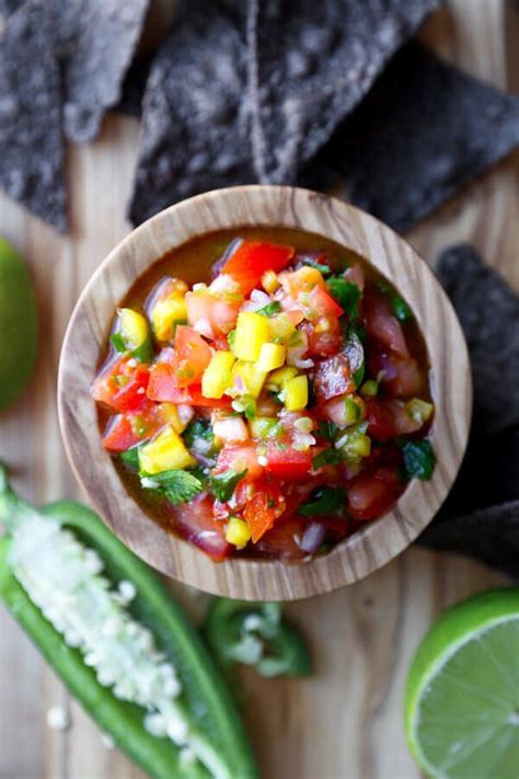 10 Easy And Light Vegetable Recipes Fresh Salsa Recipe