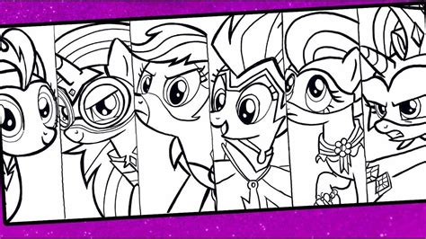 power ponies coloring pages   gambrco