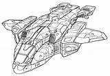 Halo Pelican Dropship Coloring Dibujos Troop Flod Spaceship Space Faciles Raging 22h Hornet Planets Coloringpagesonly sketch template