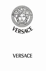 Versace Vector Logo Pattern Drawing Getdrawings sketch template