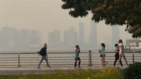 Canada Wildfires Cause Haze Over New York City Climate News Sky News