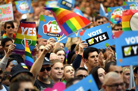 same sex marriage splits australia as vote spurs bigotry