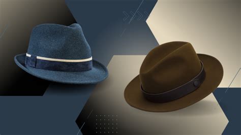 trilby  fedora hat    difference