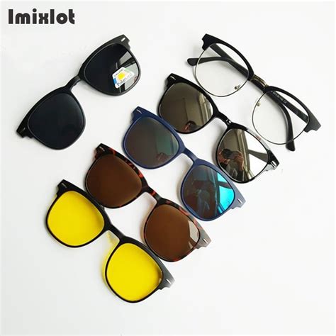 Buy Imixlot Magnet Sunglasses Clip On Eyeglasses