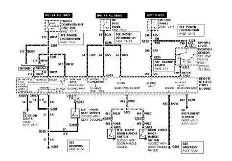 ford taurus wiring diagram   ford taurus radio wiring diagram wire diagram