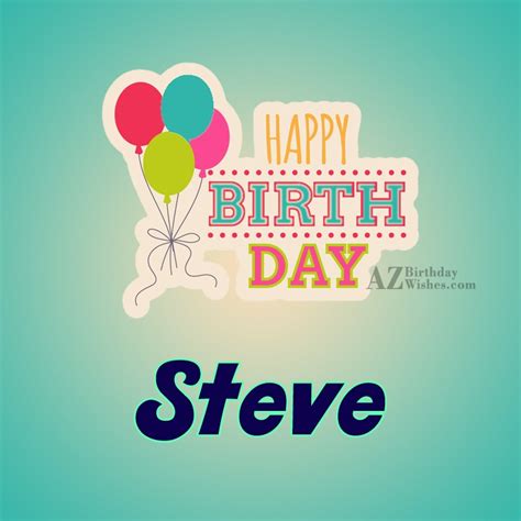 happy birthday steve
