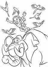 Tarzan Coloring Pages Disney Kids Elephant Ii Young Sheet Bestcoloringpagesforkids Book Exciting Info Coloriage Sheets Index sketch template
