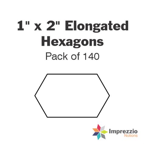 elongated hexagons