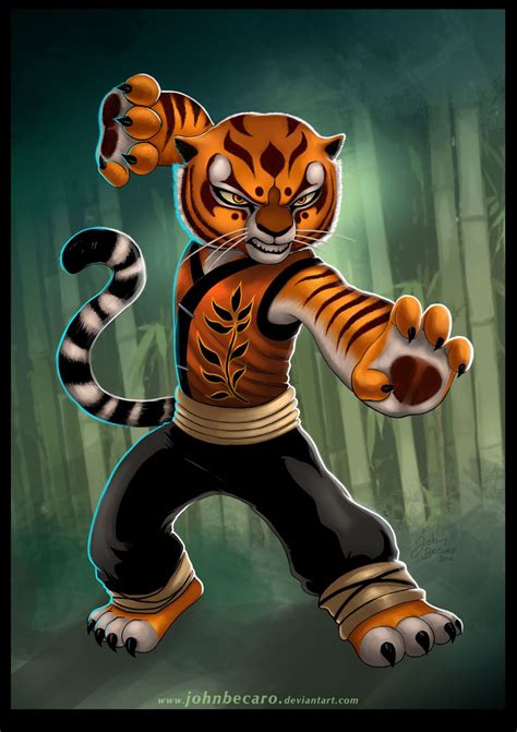 master tigress of kungfu panda by johnbecaro on deviantart tigress