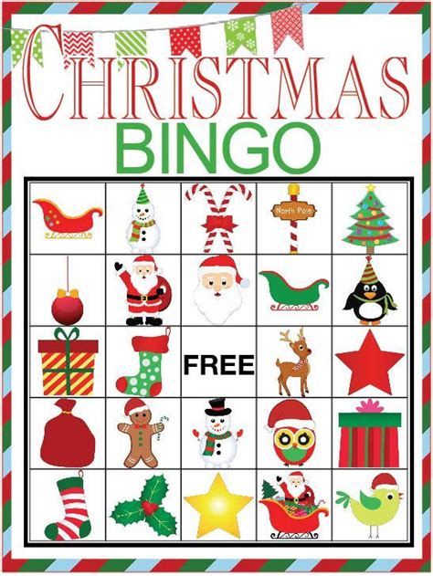 christmas bingo printable game christmas bingo christmas bingo