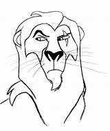 Scar Lion King Drawing Deviantart Drawings Step Clipartmag Getdrawings Pluspng sketch template