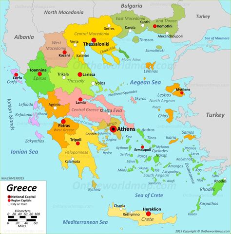 greece map discover greece  detailed maps