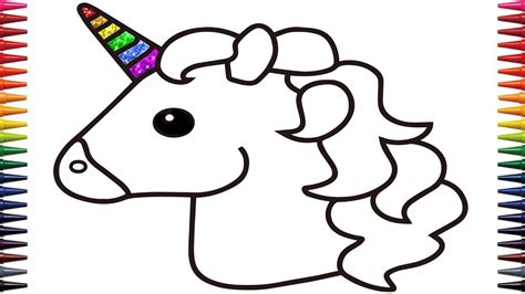 easy emoji unicorn coloring pages lucasgf ufes