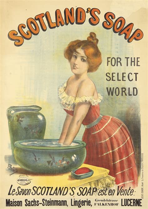 scotlands soap vintage poster posters pinterest vintage posters