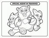 Coloring Pages Disney Agent Special Junior Oso Jr Printable Print Color Character Sheets Secret Henry Cruise Stations Cross Hugglemonster Doc sketch template