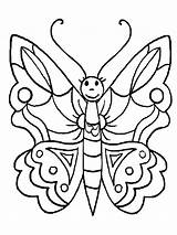 Pages Butterfly Coloring Printable Kids Color Print Animals Nature Animal sketch template